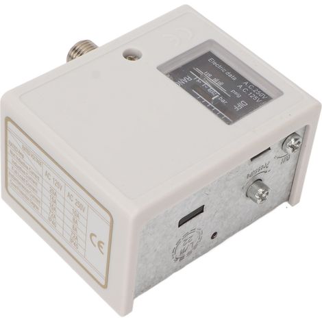 Pressostat pneumatique pour compresseur, chaudière ou sécheur, contrôleur 30 kg, usage intensif, AC125V/250V, G1/2 (1/5)