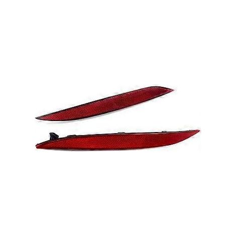1 paire de feux réflecteurs rouges de pare-chocs gauche et droit 1034342-00-C 1034343-00-C pour Model X 2016 (1/5)