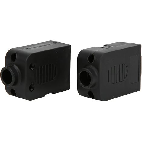 Lot de 2 adaptateurs DB9 9 broches à vis série vers terminal mâle avec étui (1/5)