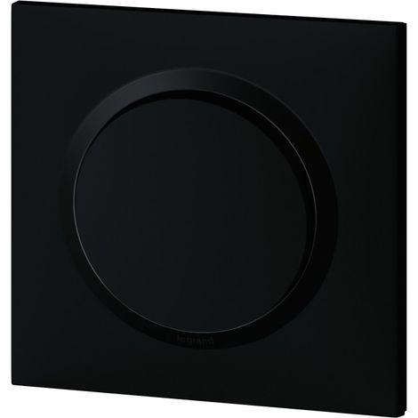 Legrand – Interrupteur va-et-vient complet – Poussoir pour installation rapide – Finition noire – Pour intérieur – Matériau plastique – IP21