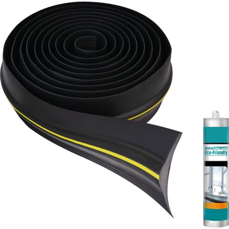 Garage Door Seal, 3 m, Threshold Seal, Universal Threshold Seal, Garage Door Seal with 1 Mounting Glue (1/5)
