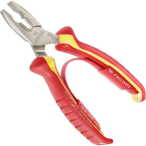 Pince universelle Facom, L. (hors tout) 185 mm, 1 pièce(s) ( Prix pour 1 ) (1/2)