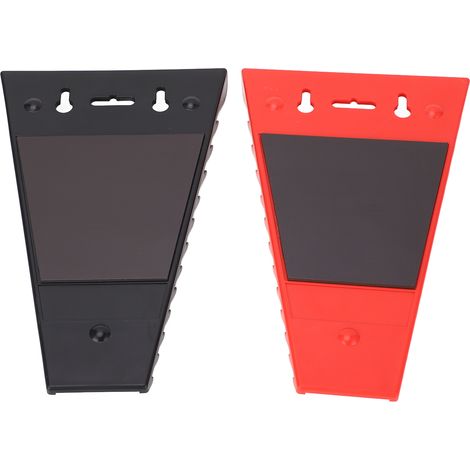 CléPorte-outil magnétique à 24 emplacements en ABS, support de rangement amovible en rouge et noir (1/5)