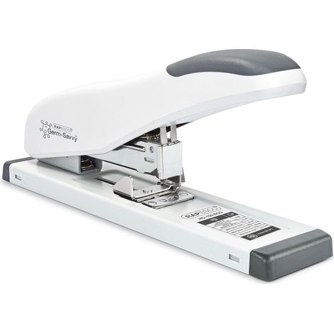 Agrafeuse haute performance Rapesco 1386 ECO HD-100, capacité de 100 feuilles, blanc doux (1/5)