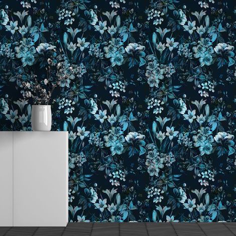 Papier peint panoramique - Motif Fleurs - 130 cm x 81 cm (1/3)