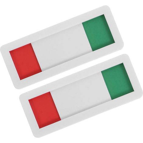 Panneau coulissant de confidentialité pour bureau, 17 x 10 cm, lot de 2 (1/5)