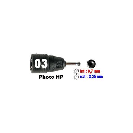 NX - Connecteur type 03 (90°) ( 0.7 X 2.5mm)