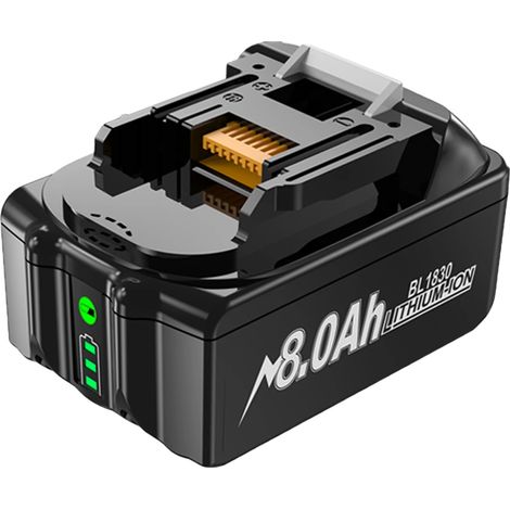 Batería recargable, capacidad de 8000 mAh, características de seguridad, 1 unidad de 8000 mAh (1/2)