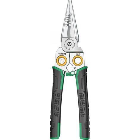 Pinza spelafili con impugnatura ergonomica antiscivolo per spelare cavi sottili CJY-AquaForge (1/5)
