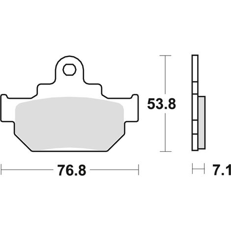 Pastillas de freno TRW ZF KH106 orgánicas para Suzuki GZ 125 98-04, VL 125 00-08, LS Savage 650 86-01, delanteras