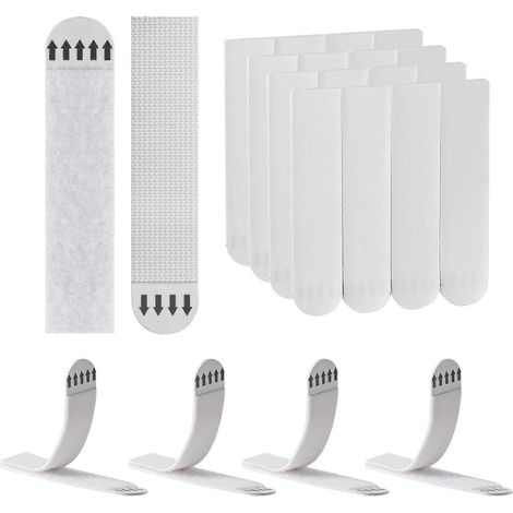 Bandes adhésives ultra-résistantes pour accrocher des tableaux, kit de 20 pièces, fixation murale sans clous, velcro amovible, bandes auto-adhésives pour suspendre vos tableaux.-AquaForge (1/5)