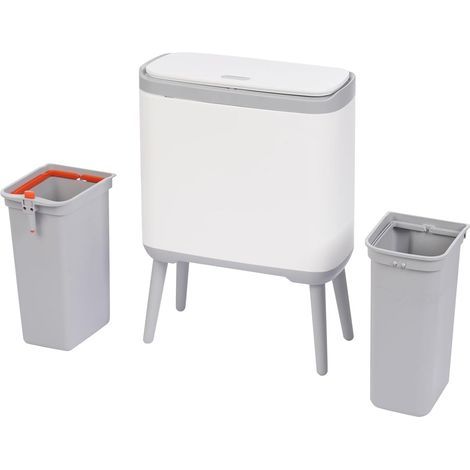12L Poubelles de cuisine poubelles classées poubelle de cuisine Recyclage Avec Couvercles Poubelle Classée Sèche Humide Sous Évier Poubelle Pour Placard D'évier De Salle (1/5)