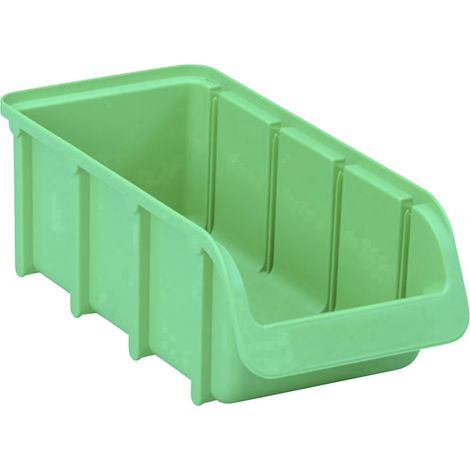 Hünersdorff 682400 Sichtlagerkasten (B x H x T) 215 x 100 x 75 mm Grün 1 St.