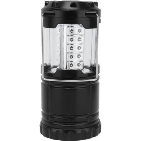 Lampe de camping - DILWE - Portable - 30 LEDs - Résistante à l\'eau - Piles AA non incluses (1/4)