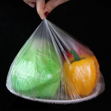 Lot de 100 housses alimentaires fraîcheur oursons, films étanches réutilisables pour restes, couvercles anti-poussière pour réfrigérateur et vaisselle, sachets biodégradables de qualité alimentaire (1/5)
