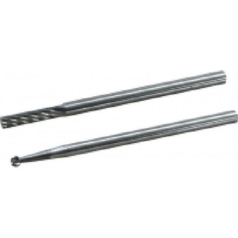 2 frese sferiche in carburo di tungsteno Ø 1 / 1,8 mm MAXICRAFT