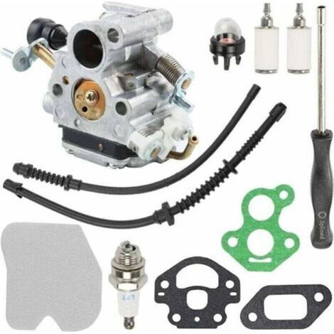 Kit de carburateur pour Husqvarna 435 435E 440 440E pour tronçonneuse Jonsared CS410 CS2240 CS2240S remplace C1T-EL41 C1T-EL41A 506450501 avec filtre à air joint de bougie (1/4)
