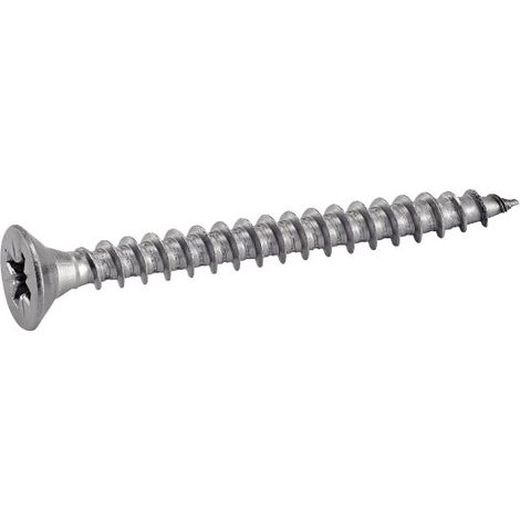 Tornillos Acton 4.5x25 acero inoxidable A4 rosca completa