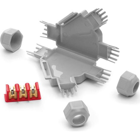 RAYTECH Boite étanche FRED forme Y pour câbles diam 8-13 mm