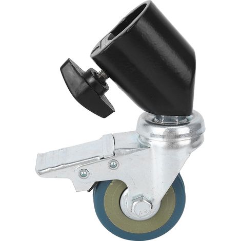 22-mm-Universal-Stativrollen für Studios, robust, geeignet für Lampenstative/Studioanwendungen.