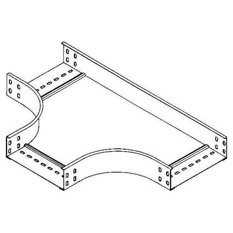 Niedax T de acero galvanizado para bandejas portacables 60x102 mm