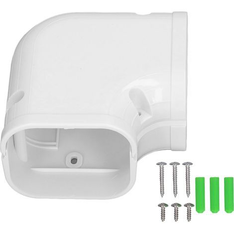 Coude à 90° en PVC pour Conduits de Climatisation 1-2 CV (1/5)
