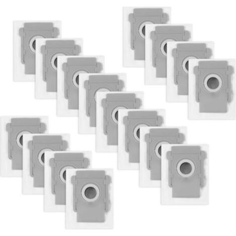 Lot de 16 sacs d'aspirateur pour iRobot Roomba i7/i7+/i3/i3+/i4/i4+/i6/i6+/i8/i8+/S9/S9+/j7/j7+/E5/E6/E7, accessoires, sacs de rechange, iRobot Roomba i7, pièce de rechange (1/5)