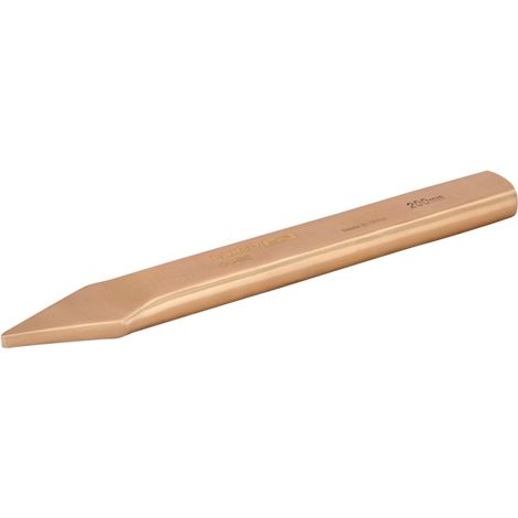 Bahco Funkenfreier 7-mm-Kreuzmeißel aus Kupferberyllium, 200 mm