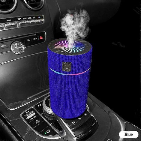 Diffuseur d'air de luxe pour voiture avec humidificateur et lumière LED, purificateur d'air et diffuseur d'aromathérapie, accessoires auto (1/5)