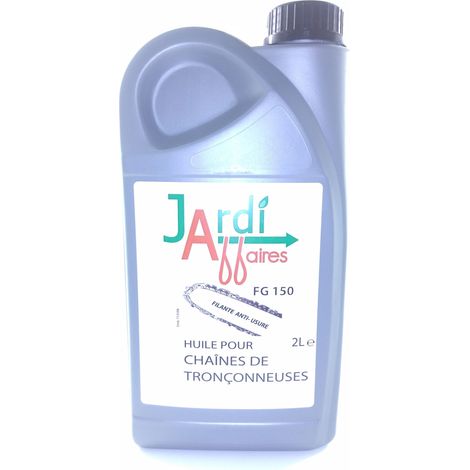 Huile de chaîne pour tronçonneuse FG 150° Jardiaffaires 2 litres