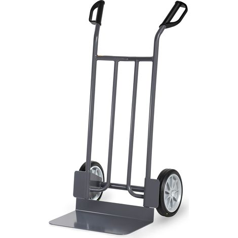 Fetra Stahlrohrkarre Höhe 1150 mm Schaufel 300x480mm 250kg Tragkraft mit ESD-Vollgummibereifung