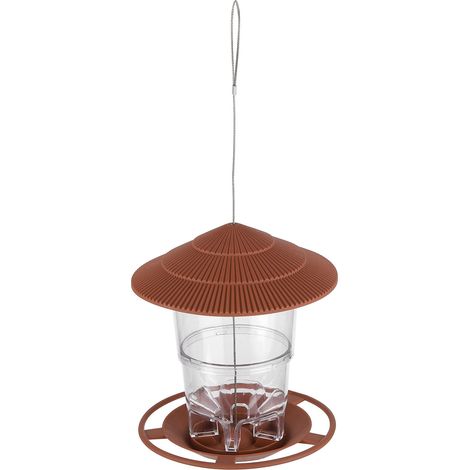 Mangeoire pour oiseaux sauvages suspendue, nichoir pliable avec corde, pour jardin, terrasse et patio (1/5)