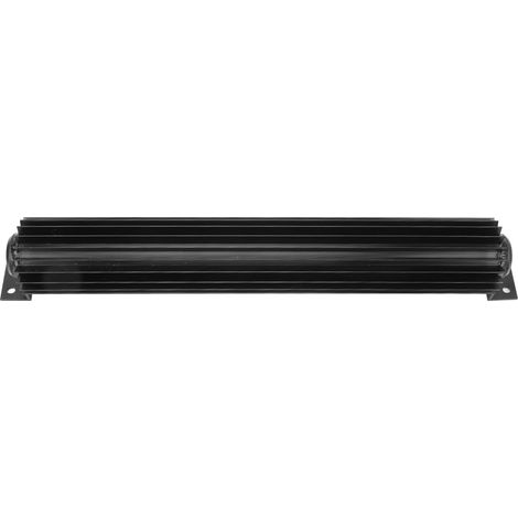Refroidisseur d'huile de transmission en aluminium à ailettes de 45,7 cm (18 po), refroidissement rapide, anodisé, universel pour voiture et camion, noir (1/5)
