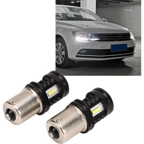 BA15S/1156 120W 3000lm LED-Blinker/Rückfahrscheinwerfer/Tagfahrlicht (Paar) mit Linsen (weißes Licht) (1/5)