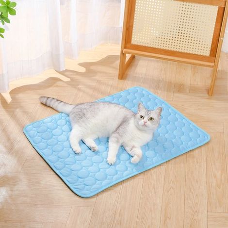 Tappetino rinfrescante per cani, tappetino estivo per cani, tappetino rinfrescante in seta ghiacciata per gatti, lavabile, tappetino rinfrescante resistente per animali domestici, coperta rinfrescante (1/5)
