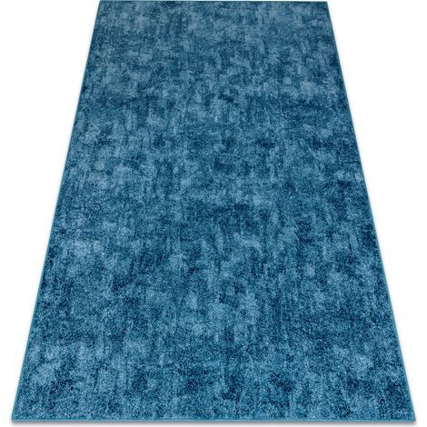 Teppich Teppichboden POZZOLANA blau blue 100x250 cm