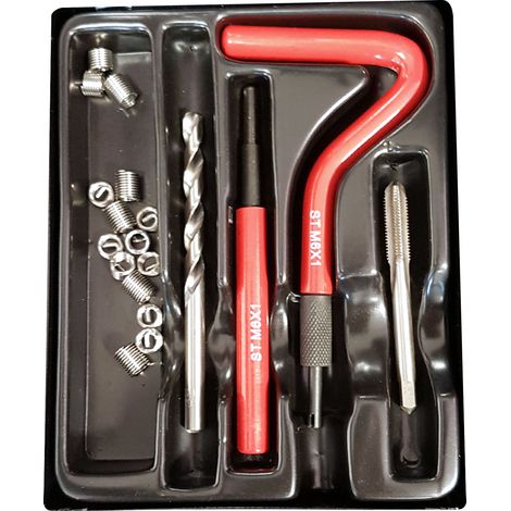 Kit filets rapportes m6 x 100 type helicoil
