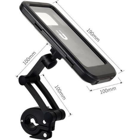 Fahrradgepäckträger, universelle elastische Silikon-Handyhalterung für Motorräder, stoßfeste Hülle [D326694856] (1/4)