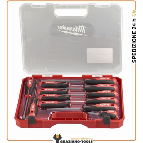 Milwaukee 4932472003 - Set di cacciaviti da 12 pezzi