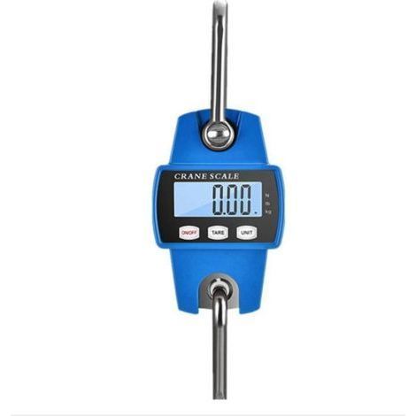 Balance de grue numérique, balance électronique suspendue 300 kg 660 lb, balance suspendue industrielle avec capteur précis, mini balance LCD portable avec crochet pour usine de ferme de chasse (1/5)