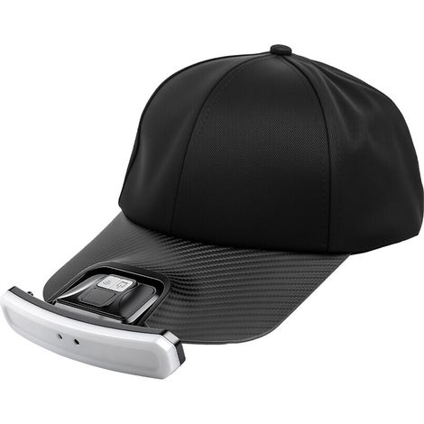 Lampe frontale pour casquette RGB rechargeable Type-C étanche IPX4 7 modes d’éclairage à induction pour pêche randonnée et travail nocturne (1/4)