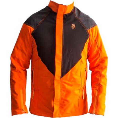 Chaqueta de trabajo técnica 100% elástica pirineo naranja/negro PATTONES ROBERT'S S