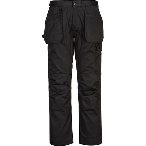 Pantaloni Stretch Wx2 Holster - Vita 52 - Nero - Portwest