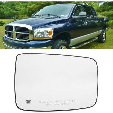 Heated rearview mirror glass for Dodge Ram 1500/2500, right side, part number 68079362AA (1/5)