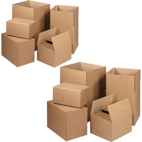 25 x 18x12x3" Single Wall Cardboard Boxes
