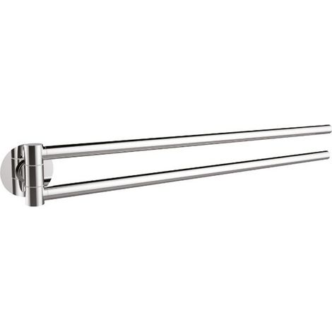 Portasalviette doppio snodato in acciaio cromato resistente – Giada  Tecom