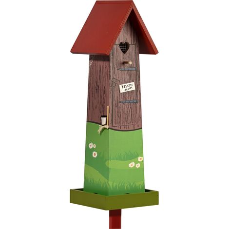 Dobar Vogelburg Besetzt 19,5 x 19,5 x 60 cm Vogelhaus