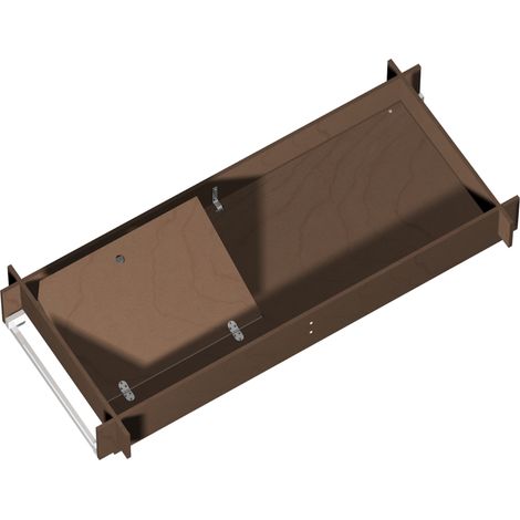 piano di lavoro con botola per ponteggio grimeu75 - 165 x 60 cm