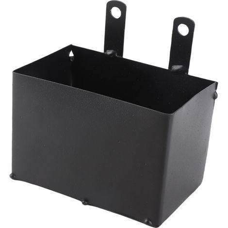 Support de batterie noir, résistant à la rouille, structure robuste, pour quads, motos et motos tout-terrain de 50 cm³ à 125 cm³ (1/5)