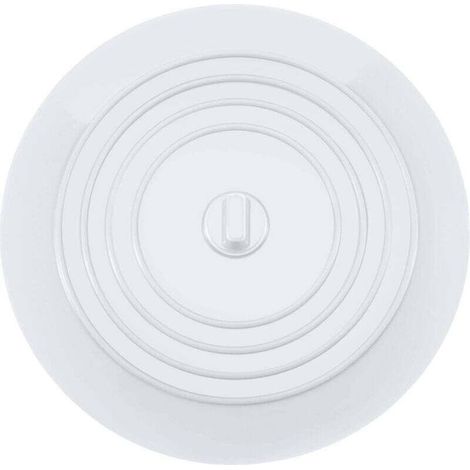 Silikon-Badewannenstöpsel, Spülbeckenstöpsel, Küchenspülenstöpsel, 15 cm Durchmesser für Küche, Bad und Waschküche, Universal-Abflussstopfen (1 Stück, Weiß)...DE (1/4)